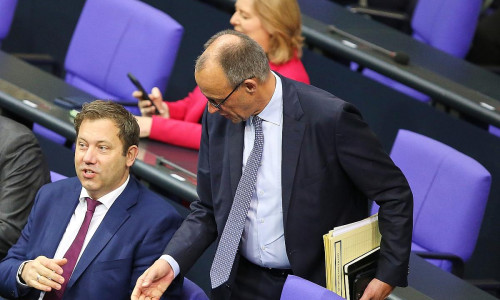 Lars Klingbeil, Friedrich Merz, Bärbel Bas (Archiv)