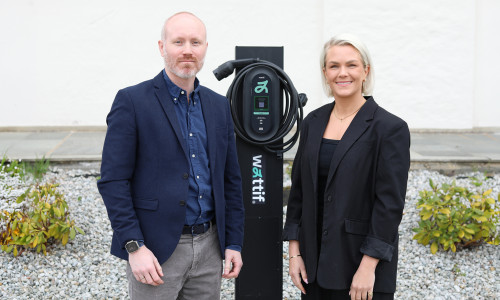 Andreas Strand, CEO Wattif EV und Celine Troye Hopsdal, Geschäftsführerin Wattif Nordics.