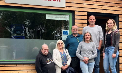Mitglieder der Steuerungsgruppe: Helmut Dorfmann (v.li.), Ilsemarie Pahl, Markus Diedrich, Ulrike Siemens, Kai Hillebrecht und Josefine Reitmann (Gemeinde Cremlingen).