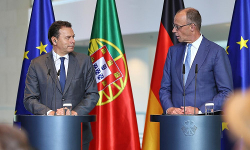 Luis Montenegro und Friedrich Merz am 05.05.2026
