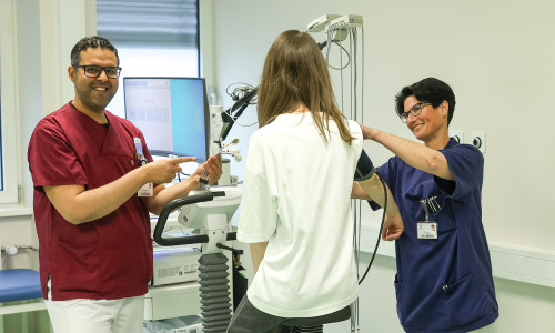 In den zahlreichen Untersuchungsräumen werden alle gängigen kardiologischen und gastroenterologischen Untersuchungsverfahren durchgeführt.