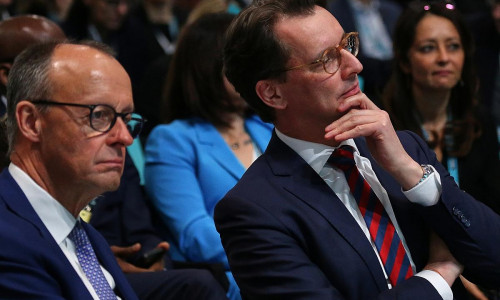 Friedrich Merz und Hendrik Wüst (Archiv)