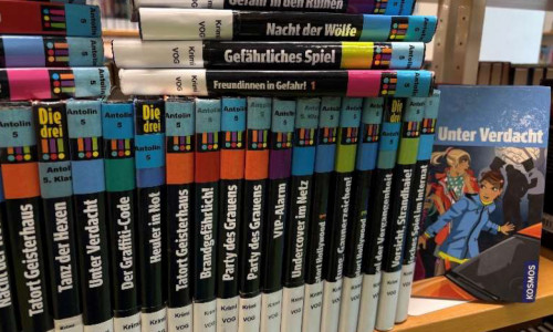 Die Stadtbibliothek hält eine große Auswahl an Titeln von Kirsten Vogel aus der Reihe "Die drei!!!" bereit. 