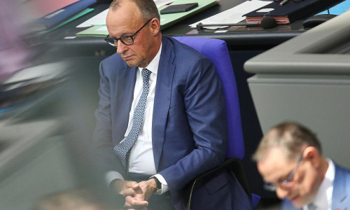 Friedrich Merz und Tino Chrupalla (Archiv)
