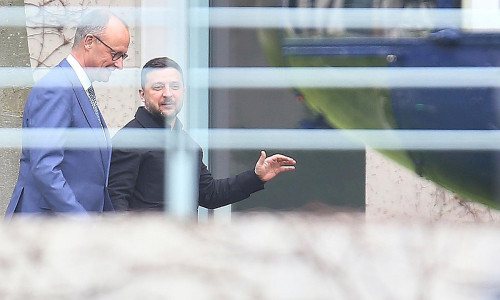 Friedrich Merz und Wolodymyr Selenskyj (Archiv)