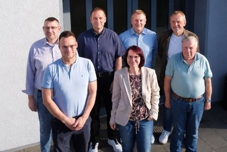 Holger Helwig, Marvin Bäumann, Marc Anton, Kathleen Frohse, Ralf Bode, Dietmar Kaufmann und Reiner Bergien (v. li.).