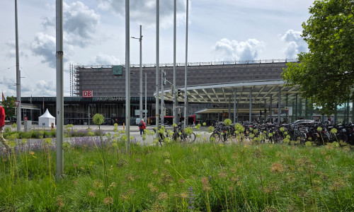 Zum Beispiel das Quartier rund um den Braunschweiger Hauptbahnhof – die Bahnstadt – erhält Fördergelder.