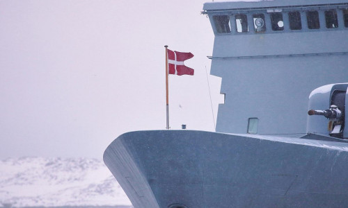 Dänisches Kriegsschiff in Grönland (Archiv)