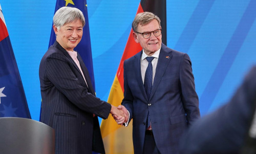 Penny Wong und Johann Wadephul am 08.06.2026