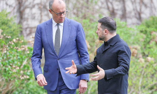 Friedrich Merz und Wolodymyr Selenskyj (Archiv)