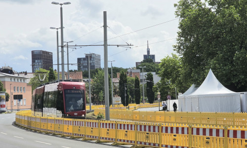 Braunschweig wird Gastgeberin für den Tag der Niedersachsen: Die Aufbauarbeiten laufen auf Hochtouren.