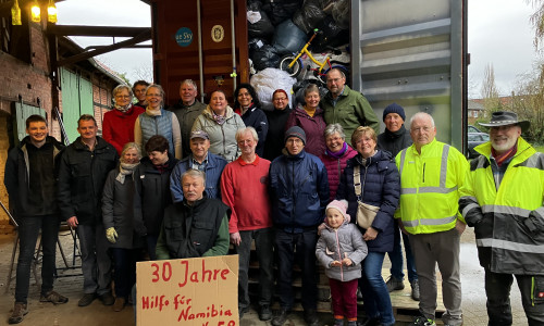Am 28. März 2026 wurde bereits Container Nr. 58 geladen.
