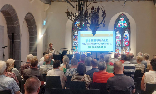 Zahlreiche Besucher informierten sich Ende Mai über den aktuellen Stand der Kommunalen Wärmeplanung in Goslar.