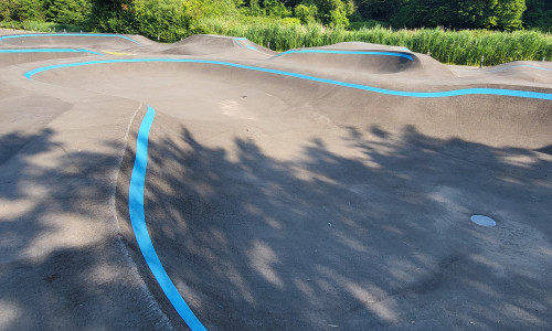 Die Pumptrack-Anlage in Gebhardshagen wird am 1. Juli offiziell einweiht.