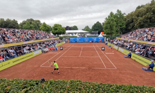 Auf dem Center Court im Braunschweiger Bürgerpark kommt neue Technik zum Einsatz.