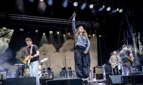 Die Band Juli war für viele das Highlight am Freitagabend.