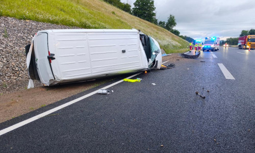 Auf der A7 ist es am Dienstagmorgen zu einem Unfall gekommen.