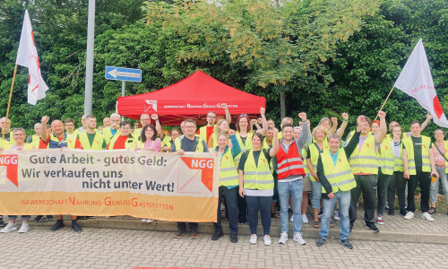 Streik in Hankensbüttel.