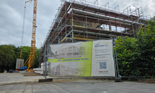 Das Gymnasium im Schloss erhält einen weiteren Erweiterungsbau.