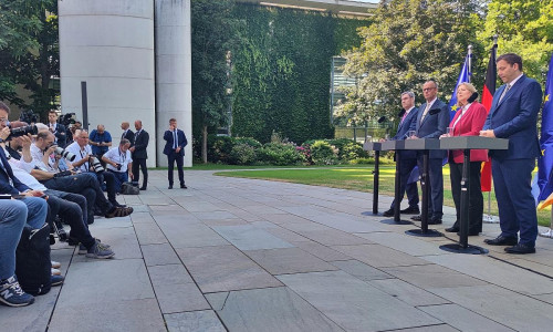 Pressekonferenz nach Koalitionsausschuss am 02.07.2026