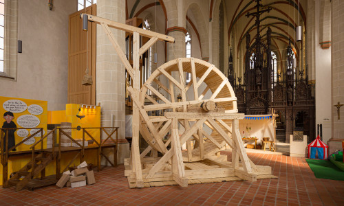 Blick in die Ausstellung „Bruneswic anno 1221“.
