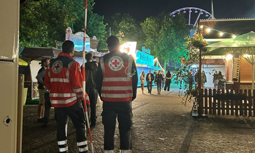 Die Einsatzkräfte des DRK waren allzeit bereit.