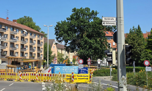 Von Süden kann der Bültenweg von Anliegern befahren werden.