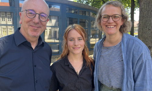  Der Vorstand des Kulturrats - Markus Lüdke, Carolin Knüpper und Johanna von Anshelm.