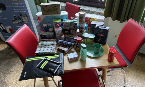 Produkte, die ins Notfallvorsorge-Paket gehören.