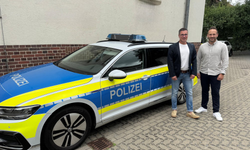 Erster Kriminalhauptkommissar Dominik Gerecke und Polizeioberrat Niklas Meyer-Ulex.