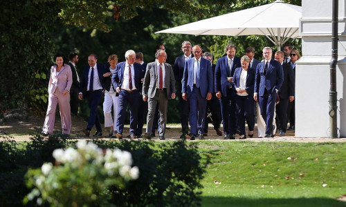 Kabinettsklausur im Schloss Neuhardenberg am 25.08.2026