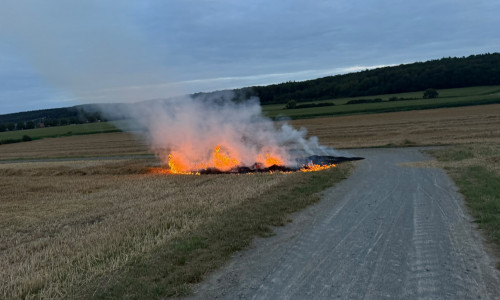 Die Feuerwehr war am Samstagabend bei einem Brandeinsatz in Grasleben im Einsatz.