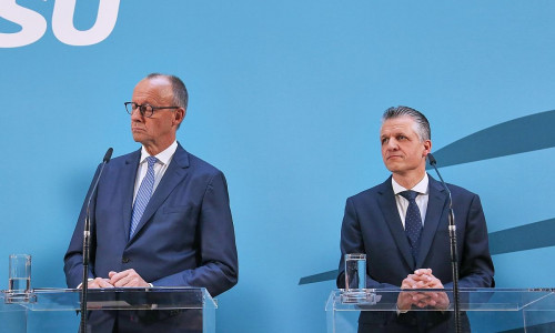 Friedrich Merz und Thorsten Frei (Archiv)
