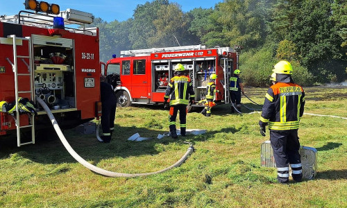 Die Feuerwehren im Einsatz (Archiv)
