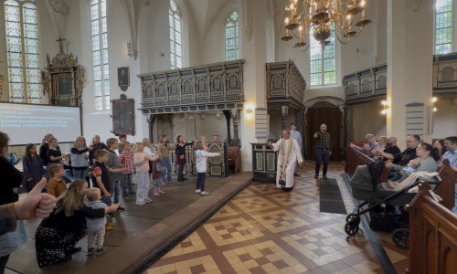In der Hornburger Marienkirche fand am Sonntag ein ganz besonderer Gottesdienst statt.