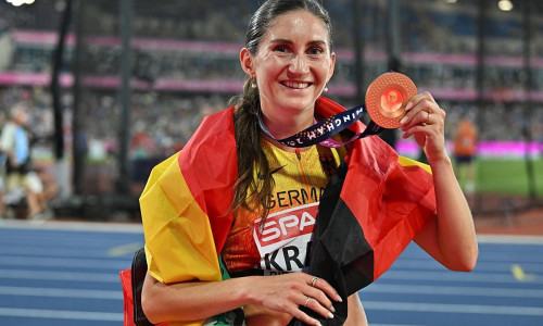 Gesa Krause bei der Leichtathletik-EM am 13.08.2026