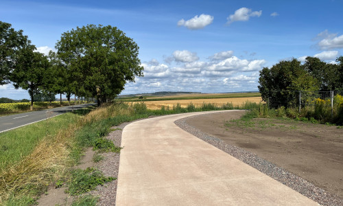 Der sechste Bauabschnitt des Huy-Radwegs wurde eingeweiht.