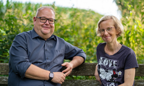 Henning Bolle, Transplantationsbeauftragter des Clusters Niedersachsen-Nord und Laura Nietsch.