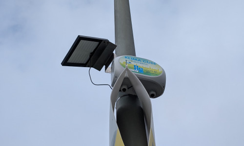 Der Klima-Cube erfasst Klima-Daten in Wolfenbüttel.