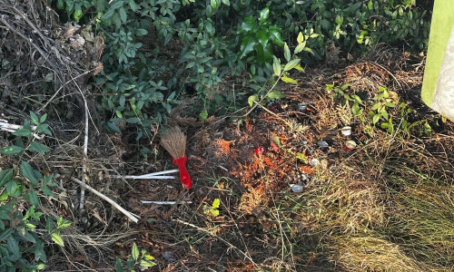 Vor allem am Sportplatz wird häufiger Abfall entsorgt.