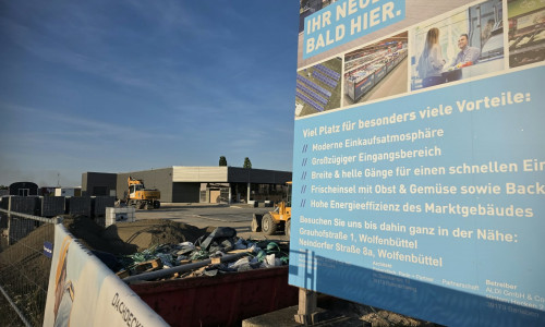 In Adersheim entsteht ein neuer Aldi.