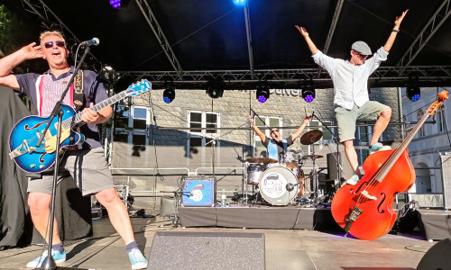 Die Hamburger Rock’n’Roll-Band The Sinners.