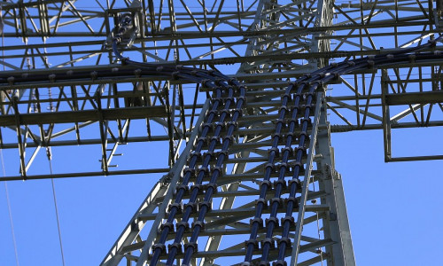 Strommast der Energieinfrastruktur (Archiv)