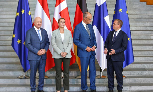 Empfang von "gleichgesinnten" Regierungschefs für Beratung über EU-Finanzrahmen am 27.08.2026