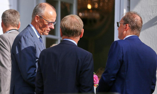 Friedrich Merz, Johann Wadephul und Alexander Dobrindt (Archiv)