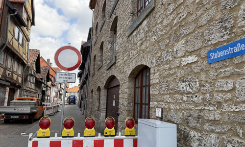 Die Stobenstraße ist ab sofort gesperrt