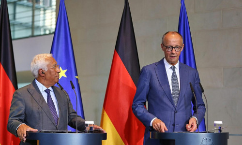 Antonio Costa und Friedrich Merz am 09.09.2026
