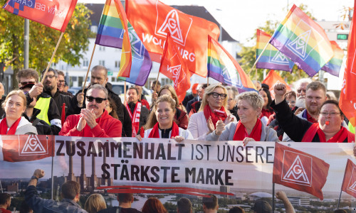 Bild von der heutigen Kundgebung.