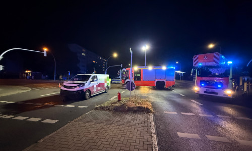 Auf der Kreuzung Neißestraße/Albert-Schweitzer-Straße kam es am Dienstagabend zu einem Unfall.