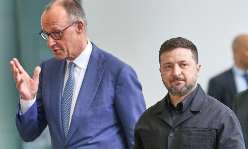 Friedrich Merz und Wolodymyr Selenskyj (Archiv)